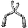 X-Pipe Style Midpipe 1999-04 Ford Mustang GT/Cobra/Mach 1 4.6L - image 1