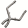 X-Pipe Style Midpipe 2005-10 Ford Mustang GT 4.6L 3V - image 1