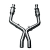 X-Pipe Style Midpipe 2011-14 Ford Mustang GT 5.0L 4V - image 1