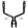 X-Pipe Style Midpipe 2011-14 Ford Mustang GT 5.0L 4V - image 1