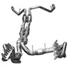 Complete Catted Exhaust System 2011-14 Ford Raptor SVT 6.2L 4V Super Crew Cab - image 1