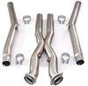 X-Pipe Style Midpipe 2005-08 Chevrolet Corvette C6 6.0L/6.2L LS2/LS3 - image 1
