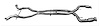 3 X OEM S/S CATTED X-PIPE - image 1