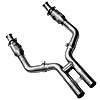 Off-Road H-Pipes 2005-10 Ford Mustang GT 4.6L 3V - image 1