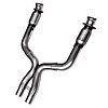 X-Pipe Style Midpipe 2006-10 Ford Shelby GT500 5.4L 4V - image 1