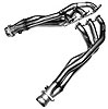 Custom Headers 2005-10 Ford Mustang V6 4.0L - image 1