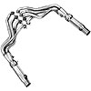 Headers with Catalytic Converters 2010-14 Chevrolet Camaro SS/ZL1 6.2L LS3 - image 1