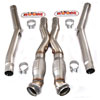X-Pipe with Catalytic Converters 2009-13 Chevy Corvette C6 6.2L - image 2