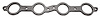Header Flange for GM LSX Engines, 1 7/8 in. Round Port - image 1