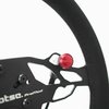 PMO-CB ProMod Drag Racing Steering Wheel [13 in. Diameter] Black Suede w/Red Stripe, Includes Button Kit - image 4