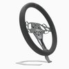 PMO-LR ProMod Light Drag Racing Steering Wheel [13 in. Diameter] Black Suede w/Red Stripe - image 3