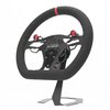 PRS-EV Pro Street Drag Racing Steering Wheel [12.5 in. Diameter] Black Suede w/Red Stripe - image 2