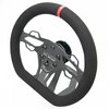 PRS-PV Pro Street Light Drag Racing Steering Wheel [12.5 in. Diameter] Black Suede w/Red Stripe - image 4