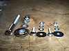 310600028 Polished Stainless Complete Bolt Kit for 1948-1950 Ford/Mercury Shortbed Flareside - image 1