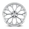 PISTA-88552GSF PISTA Wheel [Size: 18"x8.5"] Gloss Silver Machined Face - image 2