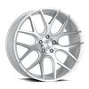 MONZA-28554GSF MONZA Wheel [Size: 20"x8.5"] Gloss Silver Machined Face - image 1