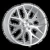 MONZA-28552GSF28 MONZA Wheel [Size: 20"x8.5"] Gloss Silver Machined Face