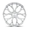ARIA-99554GSF ARIA Wheel [Size: 19"x9.5"] Gloss Silver Machined Face - image 2