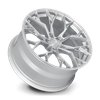 ARIA-99554GSF ARIA Wheel [Size: 19"x9.5"] Gloss Silver Machined Face - image 3