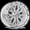 MAGARI-28552GS28 MAGARI Wheel [Size: 20"x8.5"] Gloss Silver Machined Face