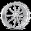 VELOCE-99554GSF VELOCE Wheel [Size: 19"x9.5"] Gloss Silver Machined Face