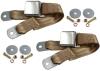 2-Point Aviation Lap Belt Pair w/Hardware Kit - image 1