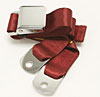 2 Point Lap Belt Color: Dark Red - image 1