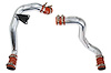 17-105P Turbo Charge Pipe Kit, Hot & Cold Side Charge Pipes, High-Temp Reinforced Silicone Turbo CAC Boots - image 1