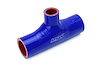 212-THOSE-100-BLUE Silicone Tee Hose Adapter, High-Temp 4-Ply Reinforced, 2-1/8 in. ID, Blue - image 1
