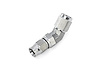 350-4503SS 350 Series 45-Deg Hose End, Reusable Hose End Fitting, For Reinforced PTFE Hose, Double Swivel - image 1