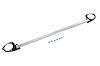 42-102P Performance Front Strut Bar, Increase Rigidity, Reduce Chassis Flex, 3-Piece Bolt On Strut Bar - image 1