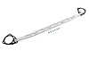 42-104P Performance Front Strut Bar, Increase Rigidity, Reduce Chassis Flex, 3-Piece Bolt On Strut Bar - image 1