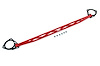 42-104R Performance Front Strut Bar, Increase Rigidity, Reduce Chassis Flex, 3-Piece Bolt On Strut Bar - image 1