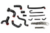 57-1209-BLK Coolant Hose Kit, High-Temp 3-Ply Reinforced Silicone, Replace Rubber Radiator Heater Coolant Hoses - image 1