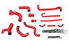 57-1209-RED Coolant Hose Kit, High-Temp 3-Ply Reinforced Silicone, Replace Rubber Radiator Heater Coolant Hoses - image 1