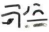 57-1233-BLK Radiator Hose Kit, High-Temp 3-Ply Reinforced Silicone, Replace OEM Rubber Radiator Coolant Hoses