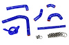 57-1233-BLUE Radiator Hose Kit, High-Temp 3-Ply Reinforced Silicone, Replace OEM Rubber Radiator Coolant Hoses - image 1