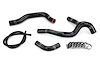 57-1237-BLK Radiator Hose Kit, High-Temp 3-Ply Reinforced Silicone, Replace OEM Rubber Radiator Coolant Hoses