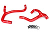 57-1238-RED Radiator Hose Kit, High-Temp 3-Ply Reinforced Silicone, Replace OEM Rubber Radiator Coolant Hoses