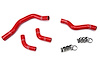 57-1239-RED Radiator Hose Kit, High-Temp 3-Ply Reinforced Silicone, Replace OEM Rubber Radiator Coolant Hoses