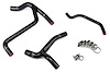 57-1243-BLK Radiator Hose Kit, High-Temp 3-Ply Reinforced Silicone, Replace OEM Rubber Radiator Coolant Hoses