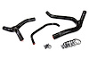 57-1244-BLK Radiator Hose Kit, High-Temp 3-Ply Reinforced Silicone, Replace OEM Rubber Radiator Coolant Hoses