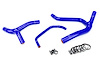 57-1244-BLUE Radiator Hose Kit, High-Temp 3-Ply Reinforced Silicone, Replace OEM Rubber Radiator Coolant Hoses