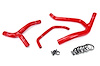 57-1244-RED Radiator Hose Kit, High-Temp 3-Ply Reinforced Silicone, Replace OEM Rubber Radiator Coolant Hoses - image 1