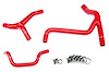 57-1246-RED Radiator Hose Kit, High-Temp 3-Ply Reinforced Silicone, Replace OEM Rubber Radiator Coolant Hoses