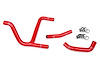 57-1256-RED Radiator Hose Kit, High-Temp 3-Ply Reinforced Silicone, Replace OEM Rubber Radiator Coolant Hoses
