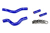 57-1257-BLUE Radiator Hose Kit, High-Temp 3-Ply Reinforced Silicone, Replace OEM Rubber Radiator Coolant Hoses