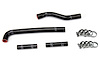 57-1259-BLK Radiator Hose Kit, High-Temp 3-Ply Reinforced Silicone, Replace OEM Rubber Radiator Coolant Hoses