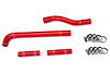 57-1259-RED Radiator Hose Kit, High-Temp 3-Ply Reinforced Silicone, Replace OEM Rubber Radiator Coolant Hoses
