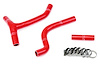 57-1265-RED Radiator Hose Kit, High-Temp 3-Ply Reinforced Silicone, Replace OEM Rubber Radiator Coolant Hoses